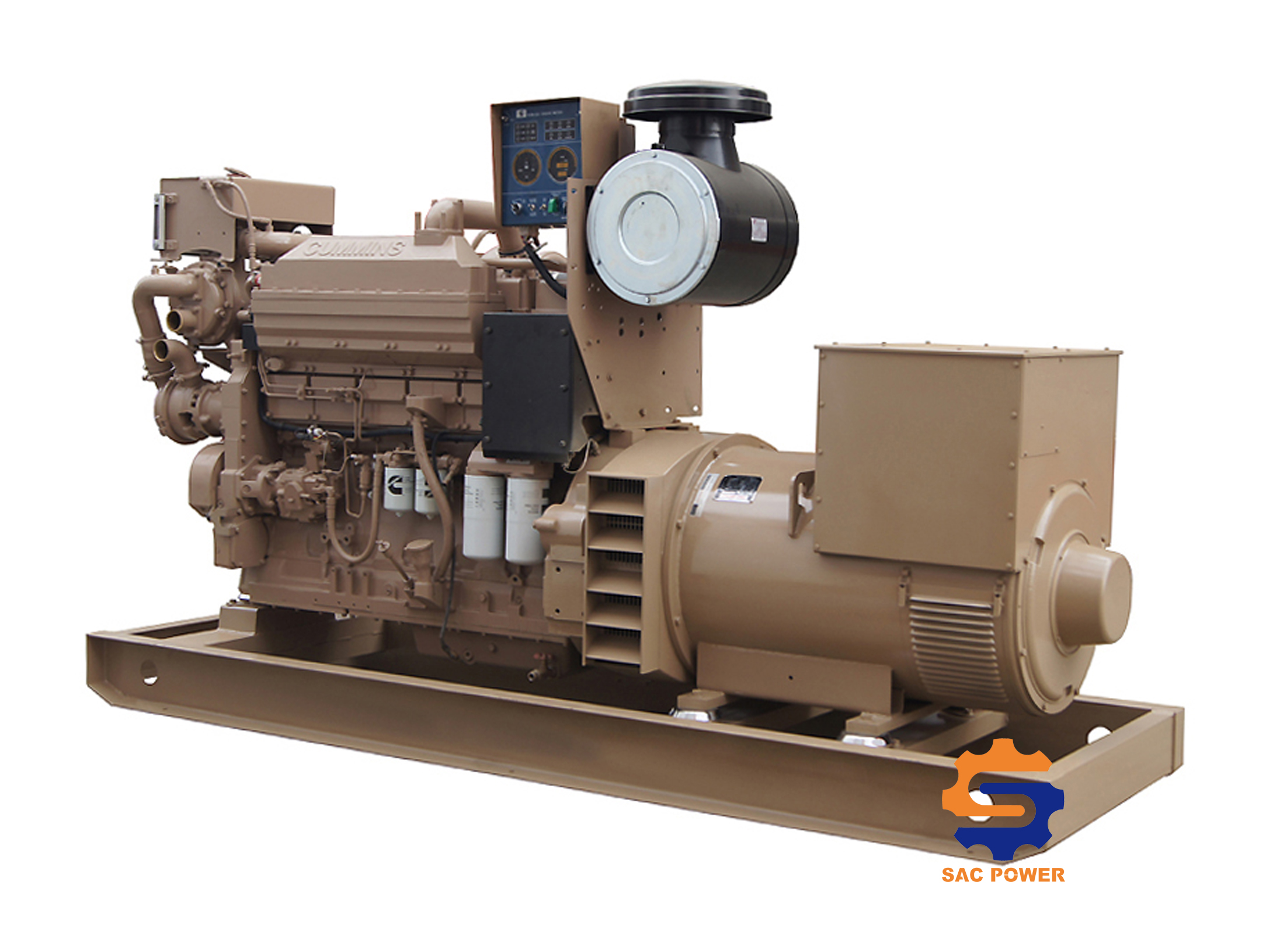 Cummins 500KVA Marine Gensets KTA19-D(M)(图1)